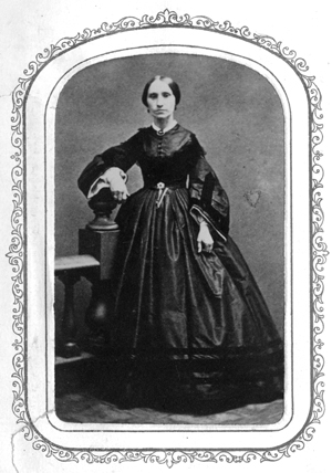 Caroline (Morse) Josselyn, from Alonzo Josselyn's photo album in possession of Howard DeVoe