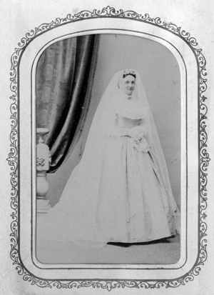 Ruth (Ellis) Josselyn, Edgar Josselyn's step-mother, from Alonzo Josselyn's photo album in possession of Howard DeVoe