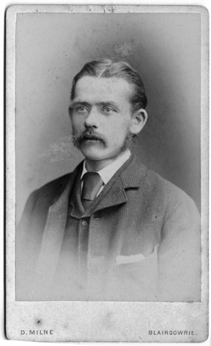 James Robertson. Photo provided by Margaret Troupe, May 2003. Borrowed from the estate of Toby Harrison.